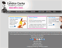 Tablet Screenshot of candiceclarkeacademy.org